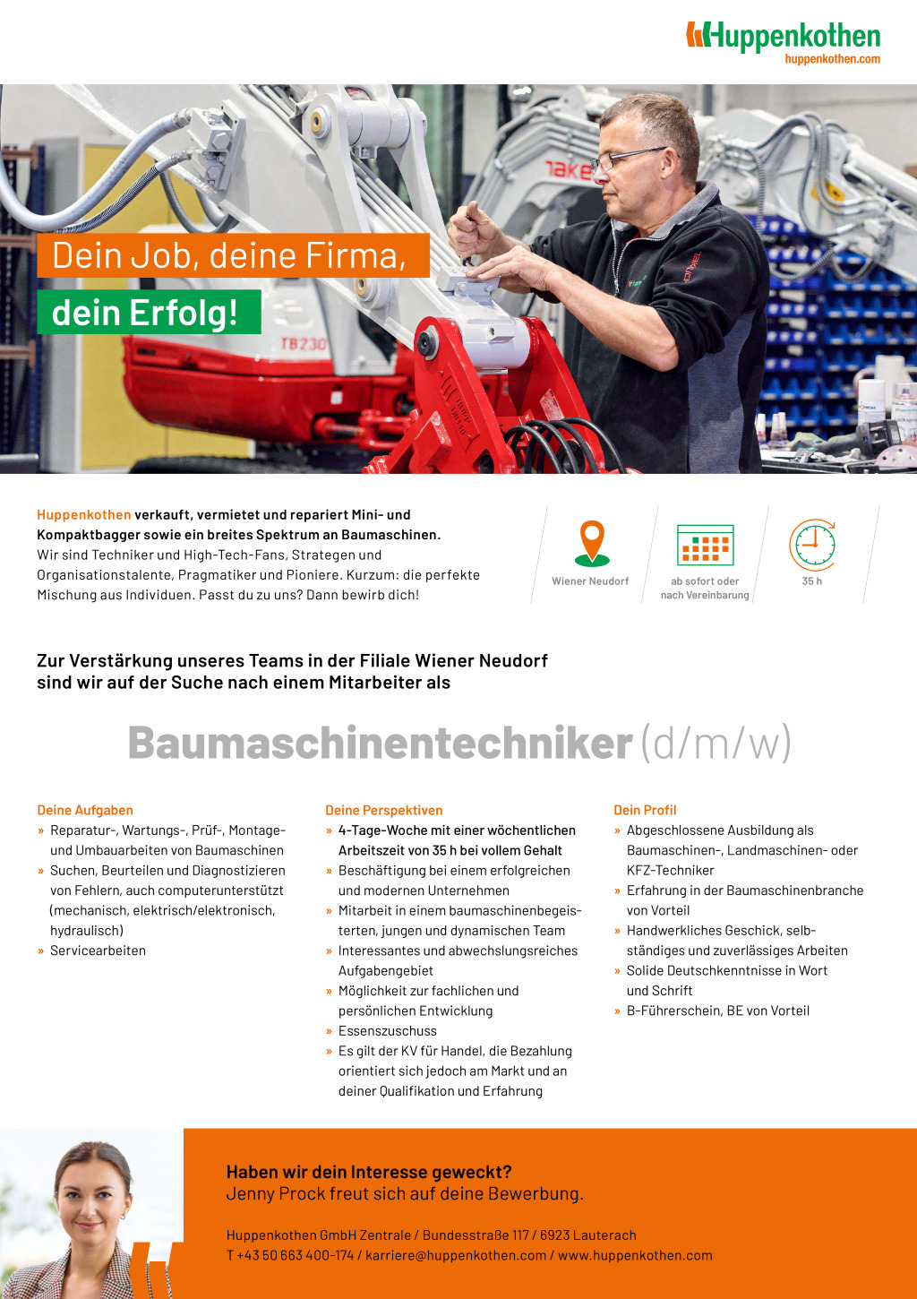 Baumaschinentechniker (d/m/w)