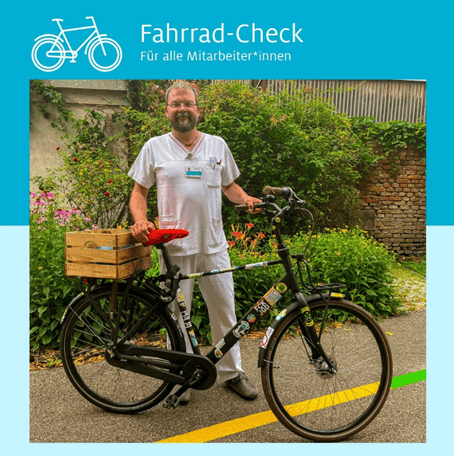 Fahrrad-Check im Barmherzige Schwestern Krankenhaus Wien